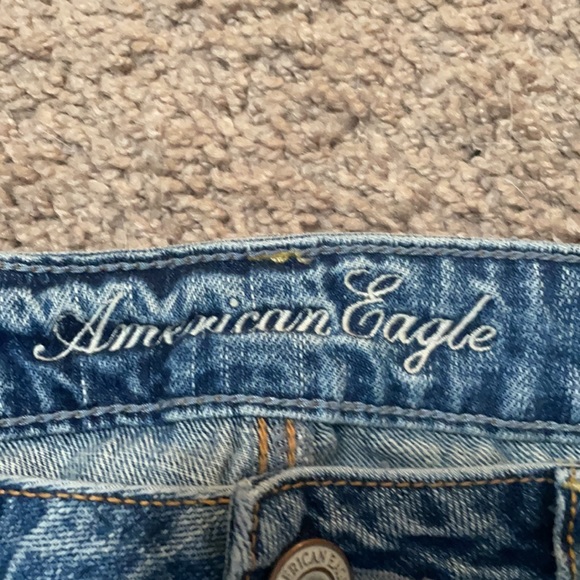 American eagle distressed jean shorts size 0 - Picture 4 of 5